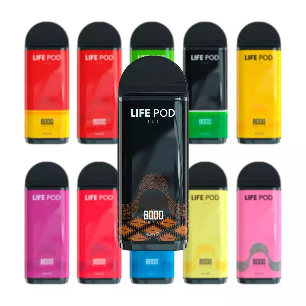 Cartucho Life Pod - 8.000 Puffs - 1 unidad