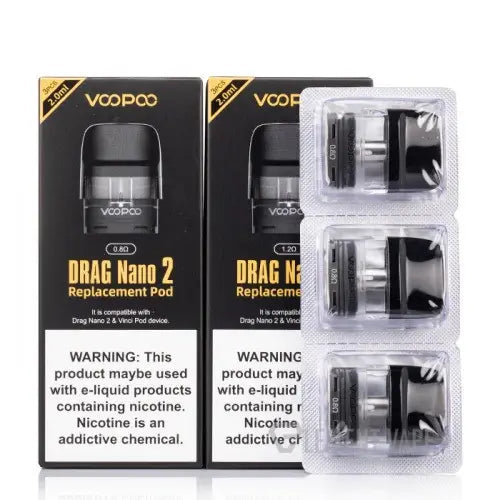 Voopoo - Drag Nano 2 0.8ohm/ 1.2ohm Cartucho - 1 unidad