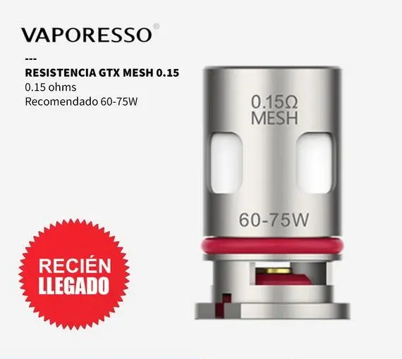 Vaporesso Gtx Mesh / Regular / Gtx-2 Mesh Coil - 1 unidad