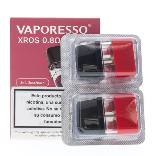 Vaporesso Xros 0.8ohm/1.2ohm Cartucho - 1 unidad